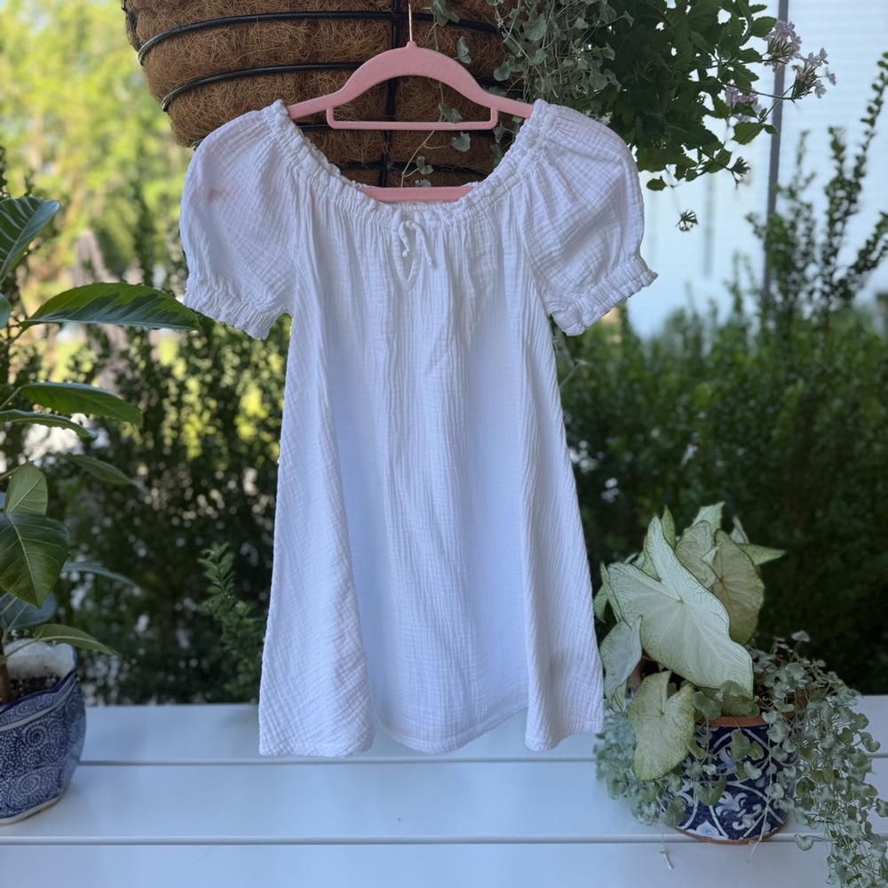 NWOT JCrew Crewcuts Girls White Dress